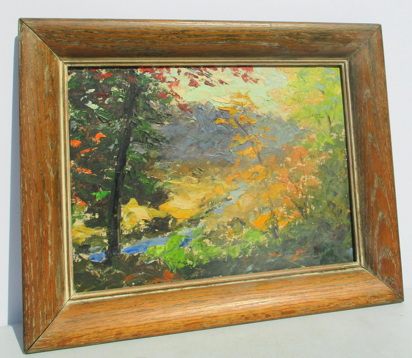 Mid-Century Painting of Autumn Valley - 8