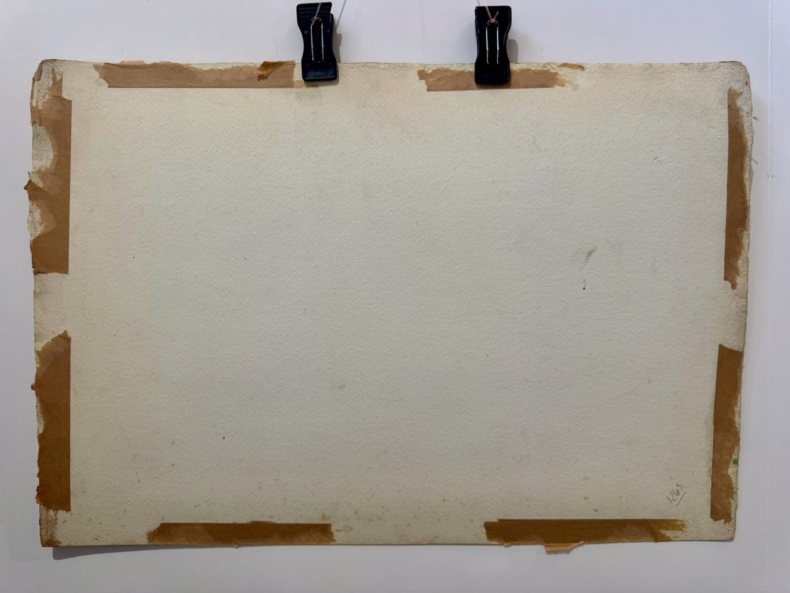 Henry Emil Salloch Original Watercolor on Paper Shenandoah Valley, Va. 1944. - 7