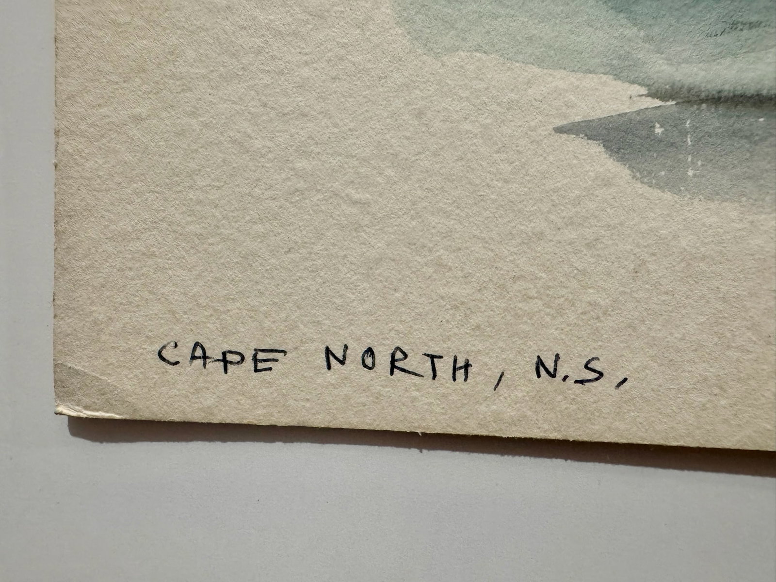 Henry Emil Salloch Original Watercolor on Paper Cape North, Ns, Canada. 1953. - 4