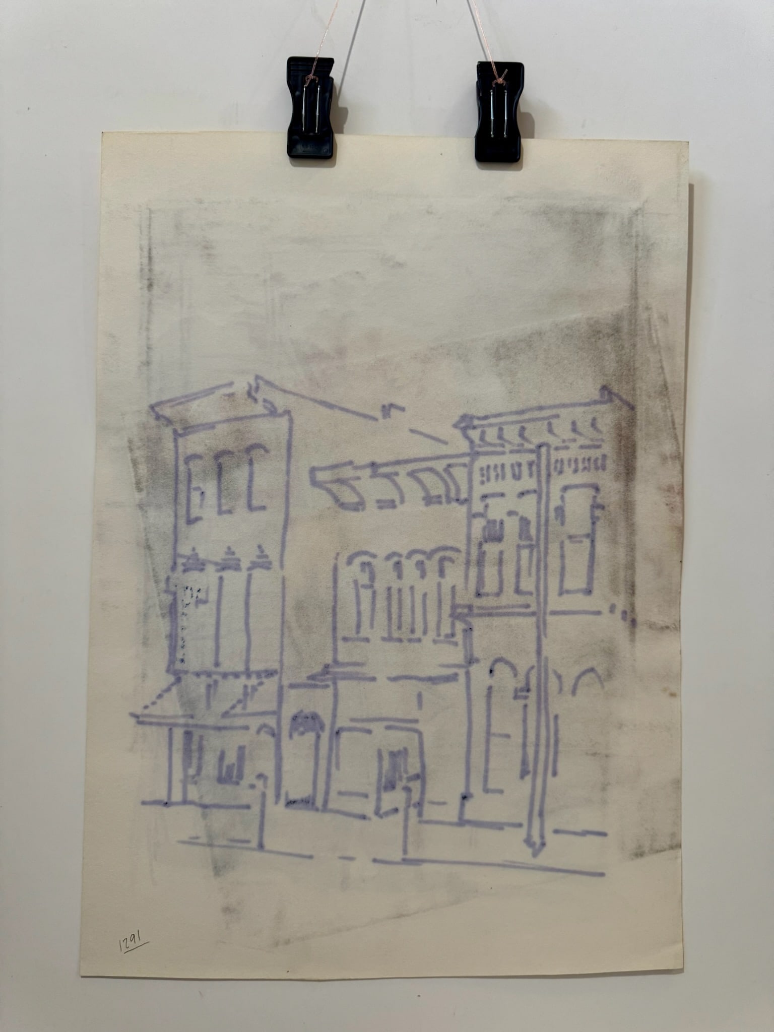 Henry Emil Salloch Original Watercolor on Paper Cicero, Il. 1971. - 6