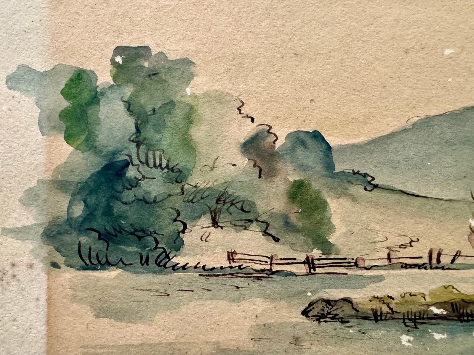 Henry Emil Salloch Original Watercolor on Paper - 2
