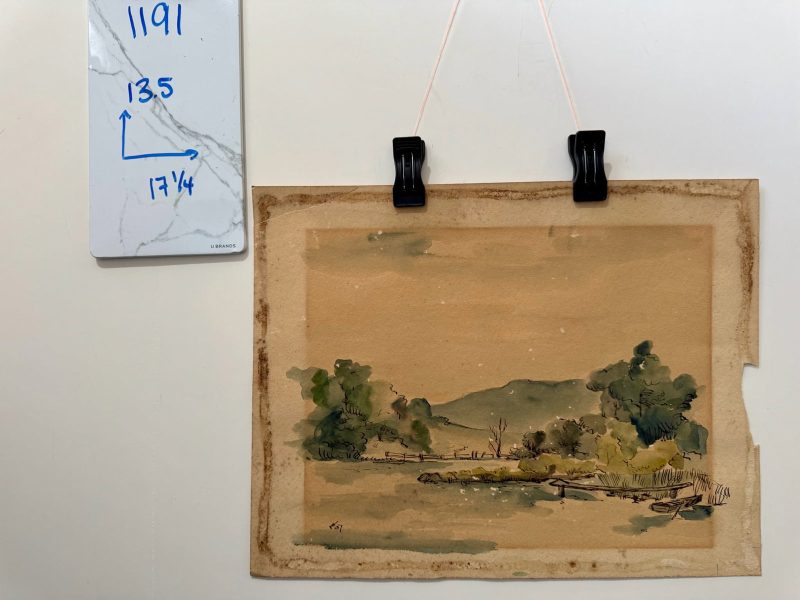 Henry Emil Salloch Original Watercolor on Paper - 6
