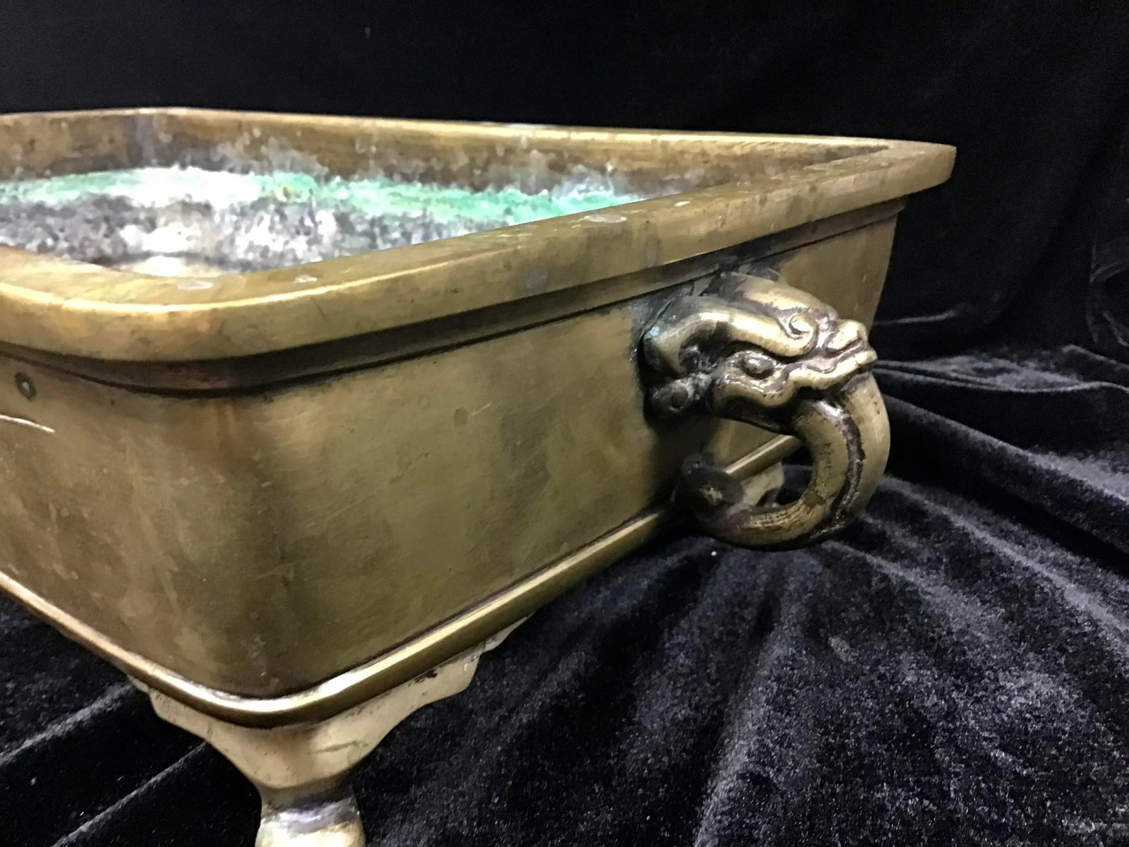 Antique Japanese Bronze Bonsai Planter - 3