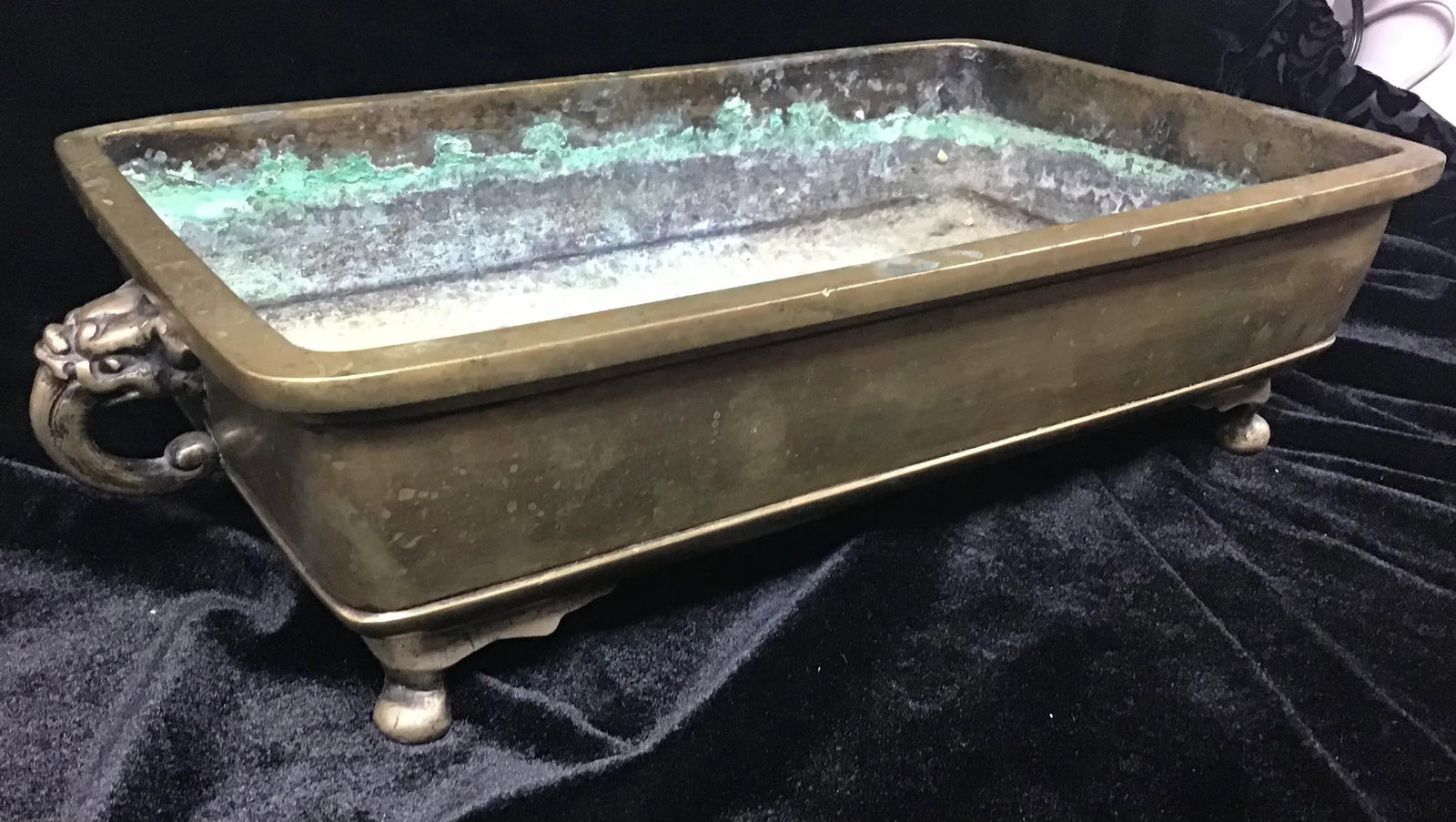 Antique Japanese Bronze Bonsai Planter - 6