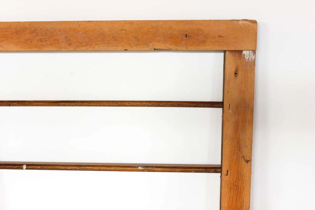 Architectural Salvage Wood Grid Wall Art - 3