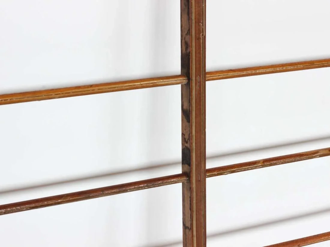 Architectural Salvage Wood Grid Wall Art - 4