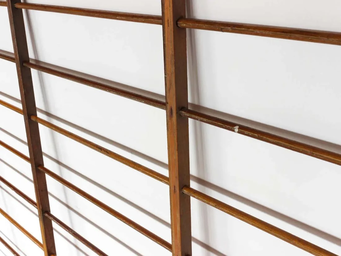 Architectural Salvage Wood Grid Wall Art - 6