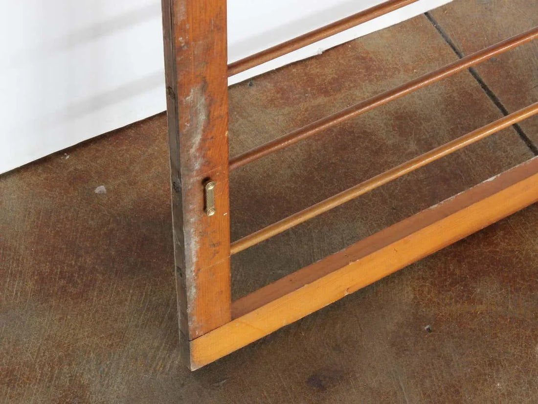 Architectural Salvage Wood Grid Wall Art - 8
