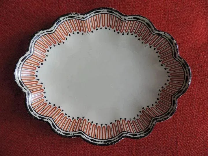 1790 English Wedgwood Creamware Etruscan Pattern Plate - 2