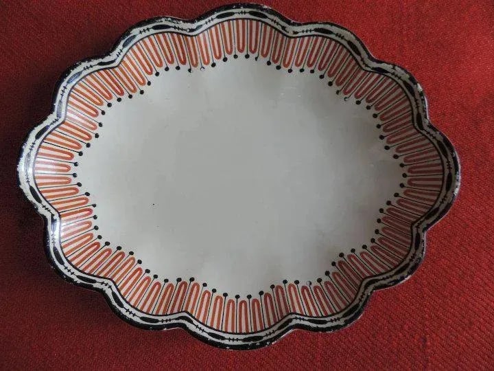 1790 English Wedgwood Creamware Etruscan Pattern Plate - 5