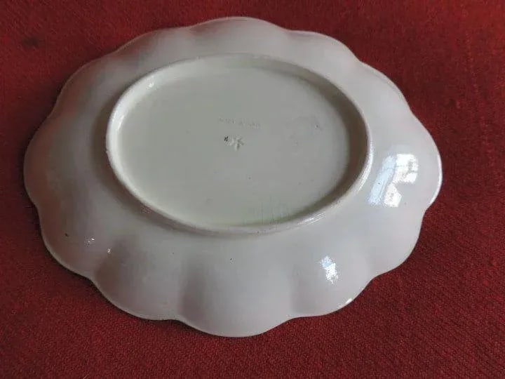 1790 English Wedgwood Creamware Etruscan Pattern Plate - 7