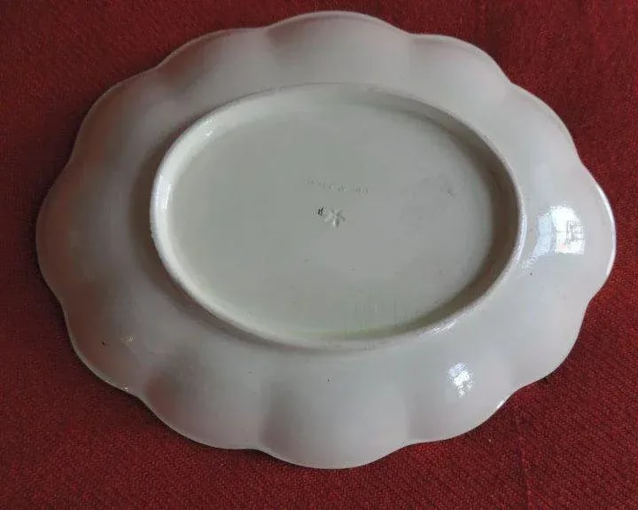 1790 English Wedgwood Creamware Etruscan Pattern Plate - 9