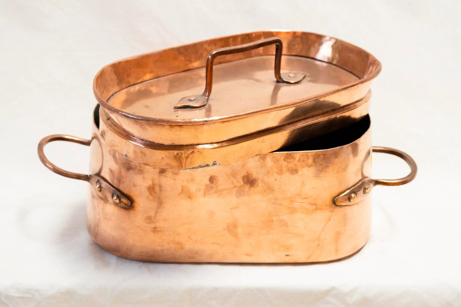 Late 19th Century Copper Daubiere Beef Pot - 2