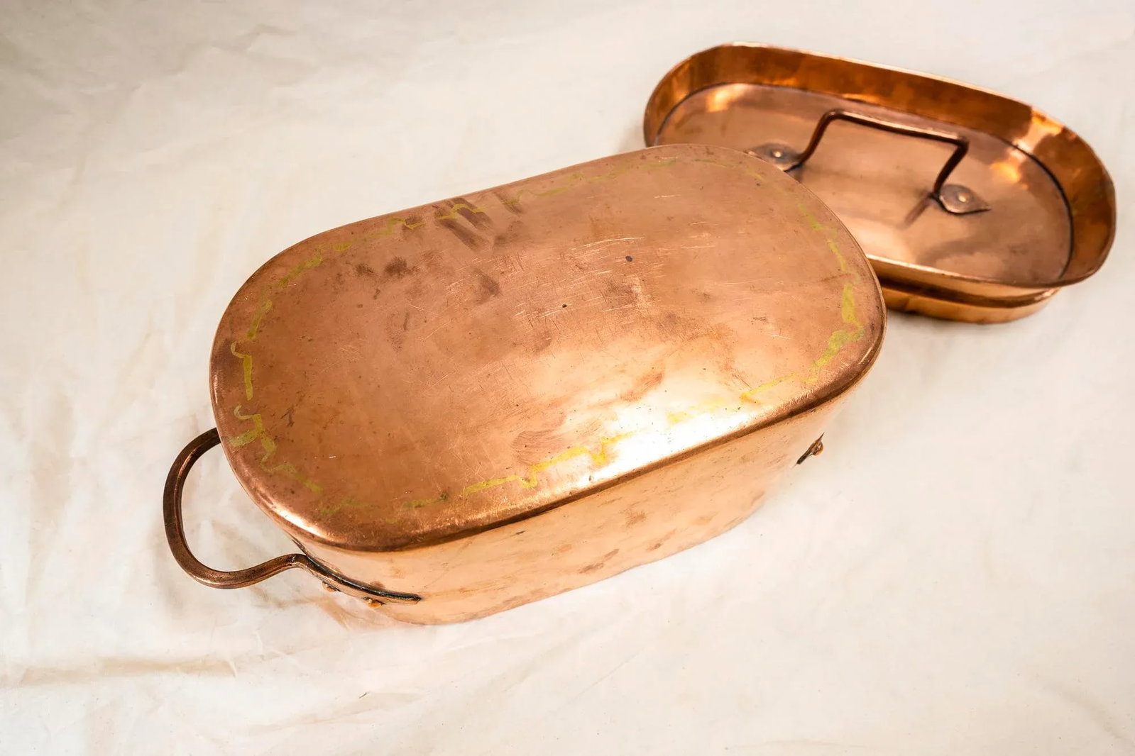 Late 19th Century Copper Daubiere Beef Pot - 7