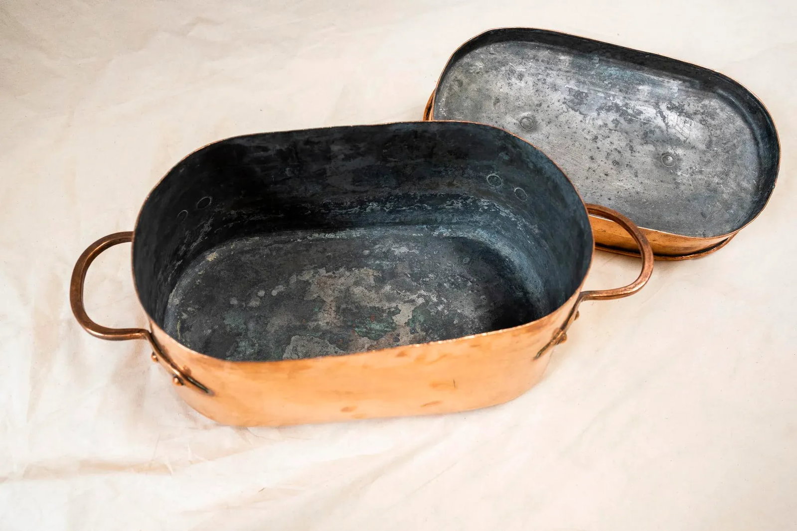 Late 19th Century Copper Daubiere Beef Pot - 8