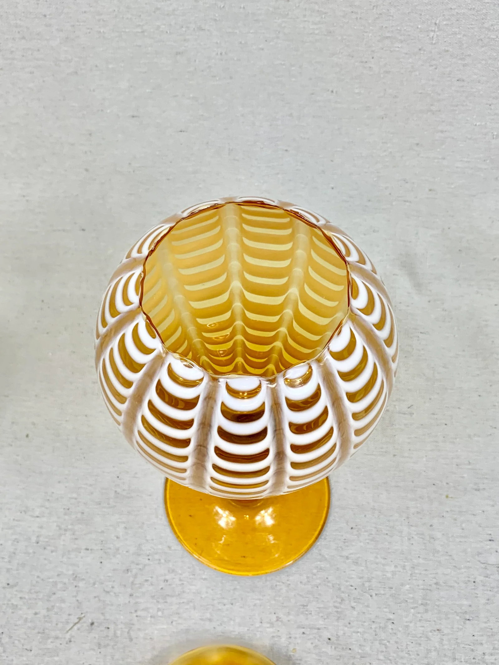 Vintage Murano Glass Lidded Urn - 9