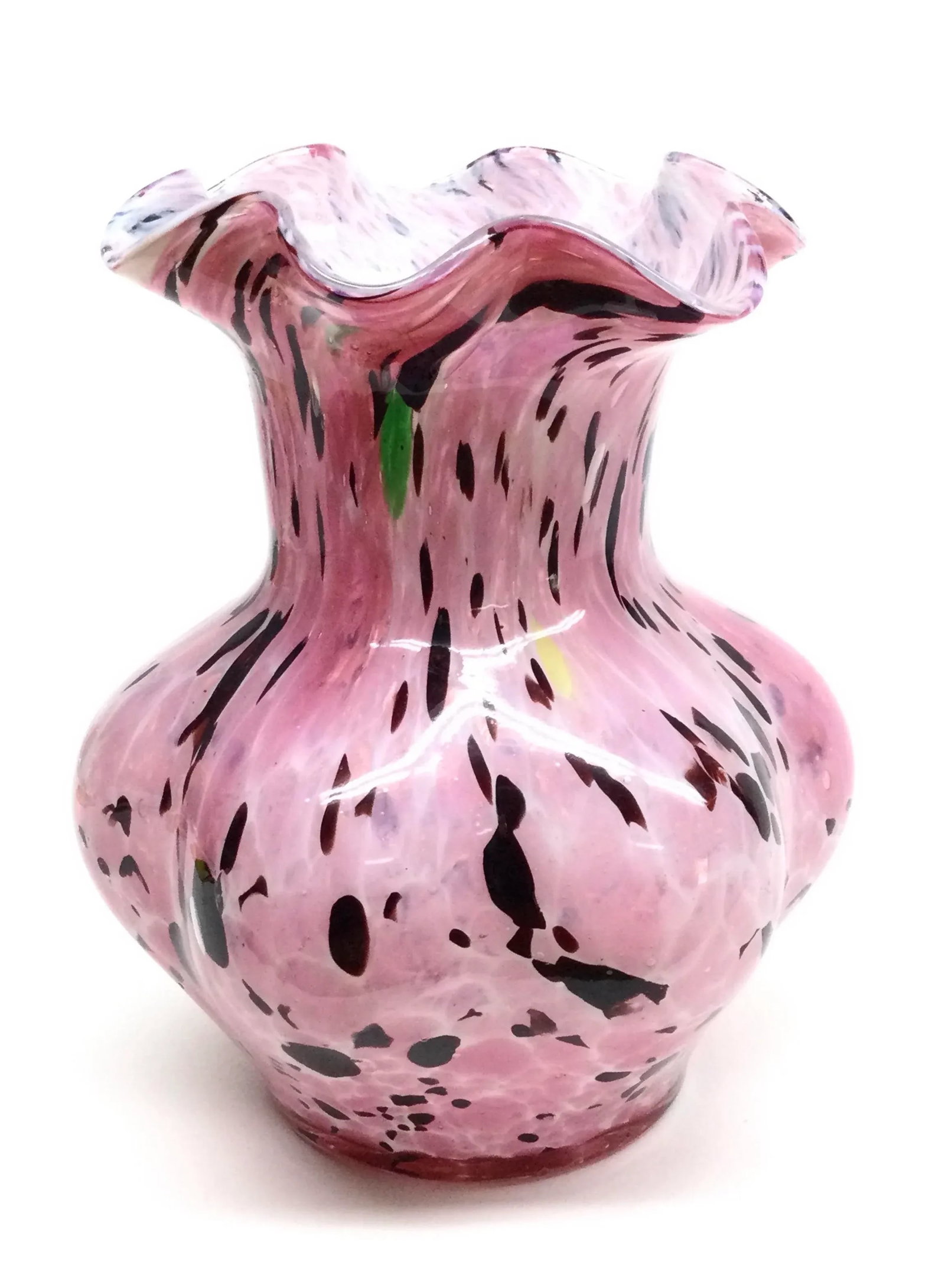 1970s Hand Blown Artisan Glass Bud Vase - 11