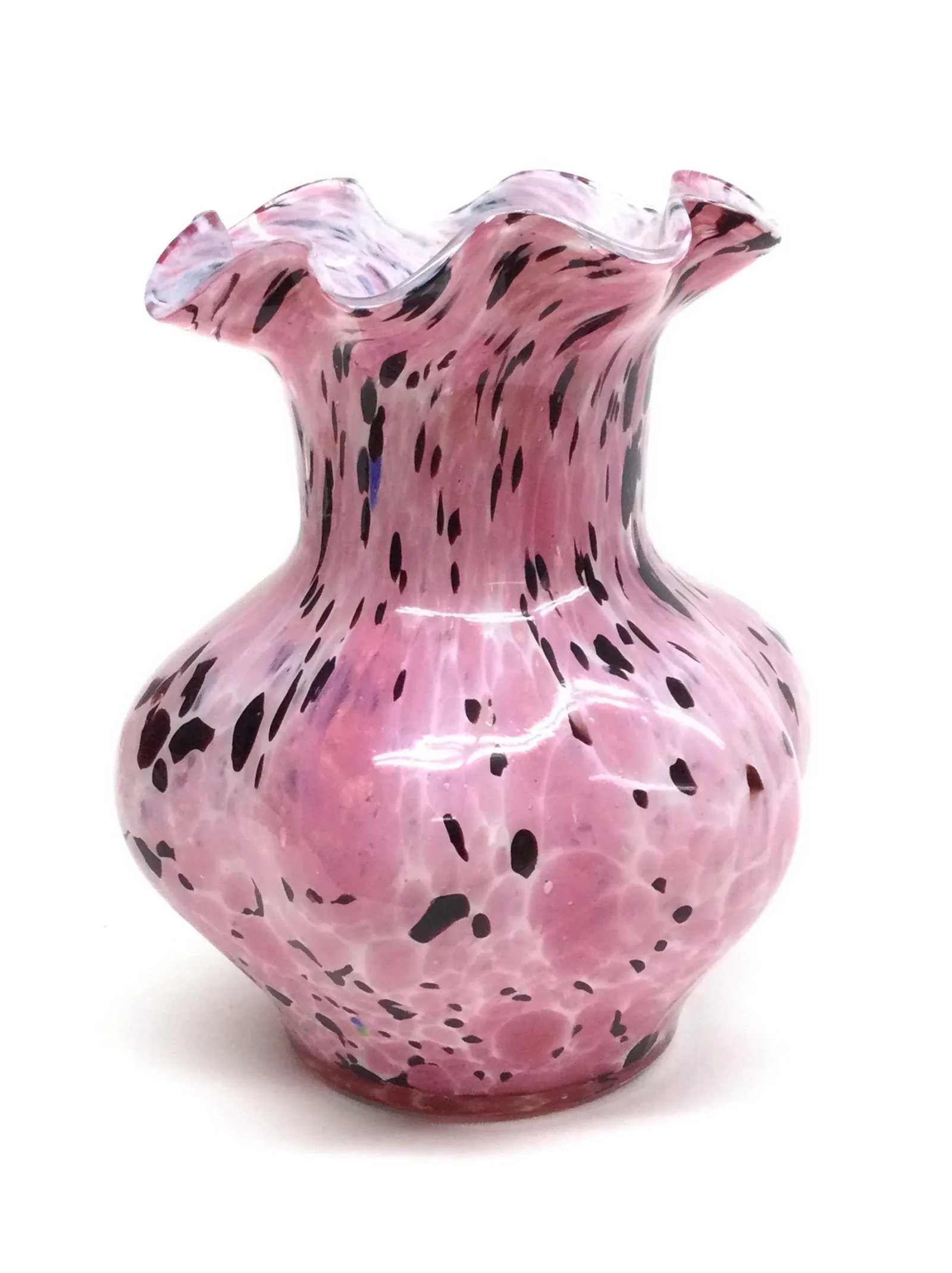 1970s Hand Blown Artisan Glass Bud Vase - 2