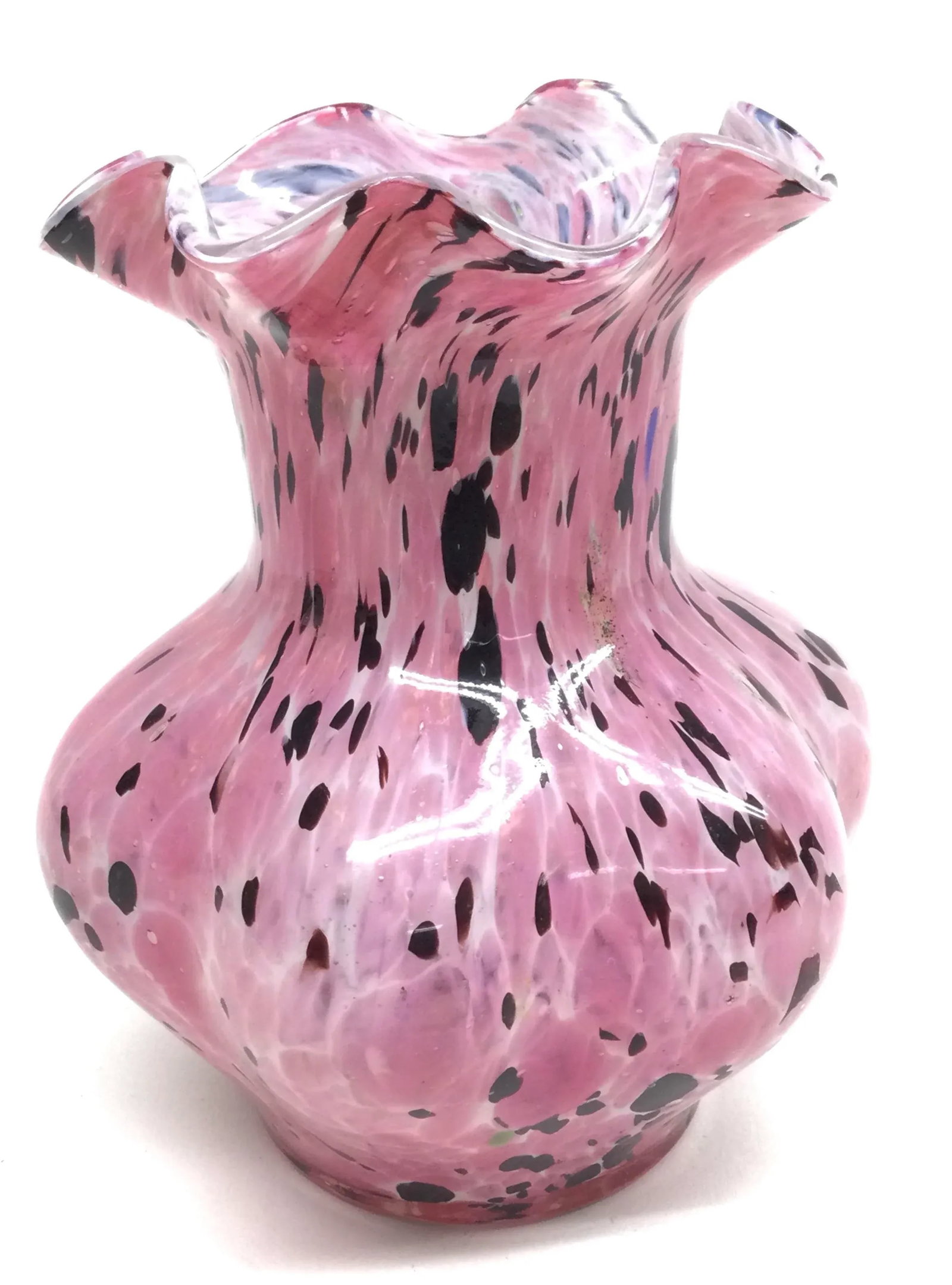 1970s Hand Blown Artisan Glass Bud Vase - 3