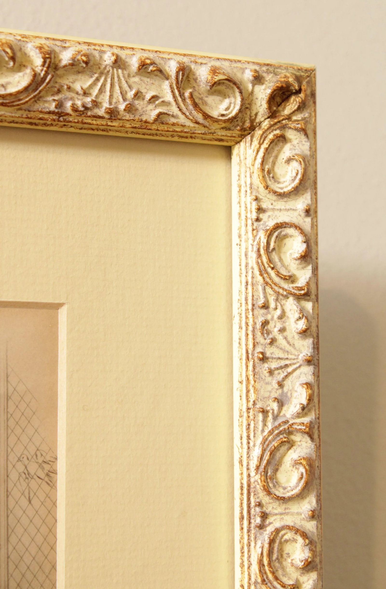 Antique Victorian Women's Fashion Engraving, Custom Framed - 9