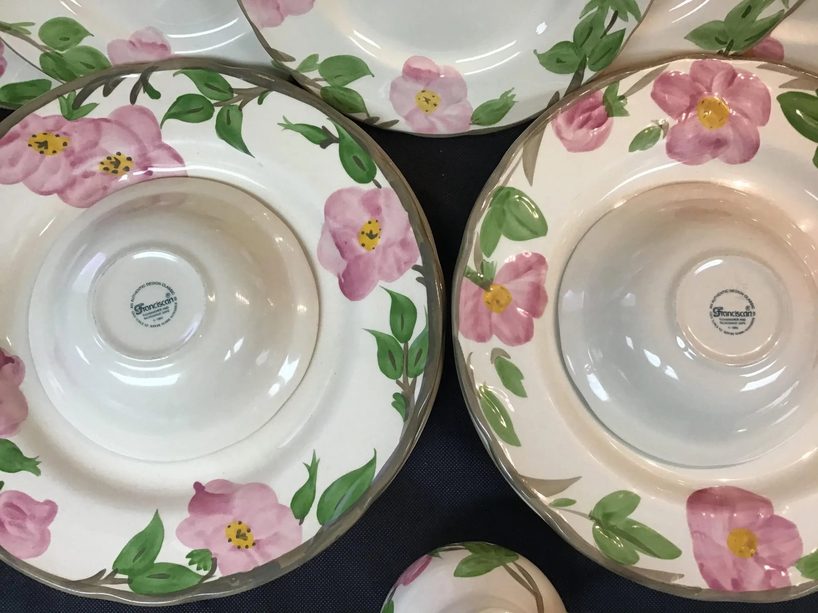 Franciscan Desert Rose China Dinnerware - 12 Pieces - 2