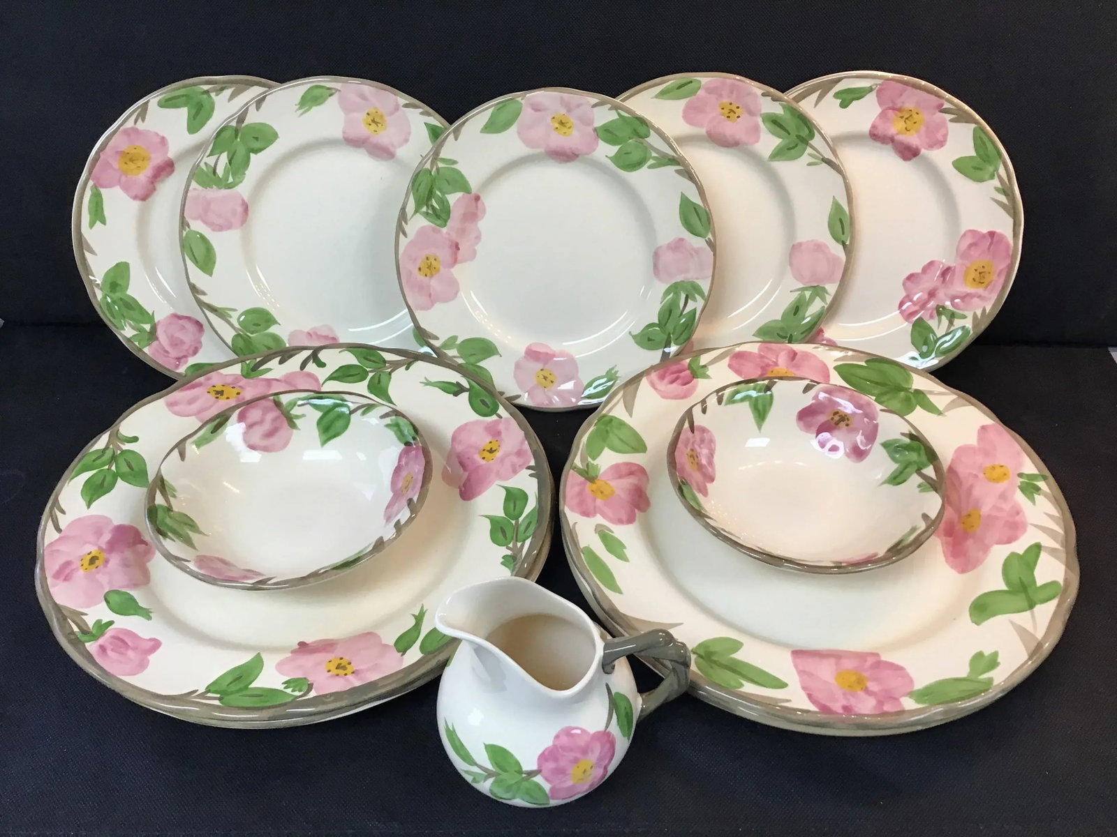 Franciscan Desert Rose China Dinnerware - 12 Pieces - 3