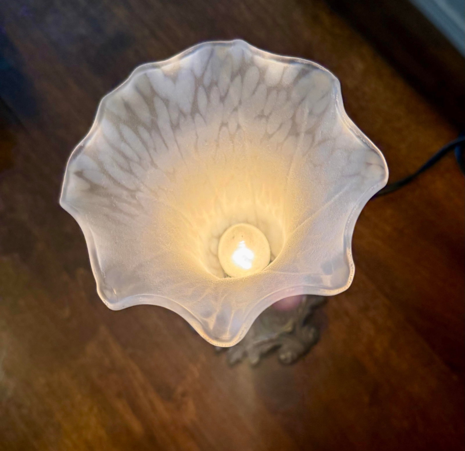 Meyda Art Nouveau Tiffany Pond Lily Accent Lamp - 4
