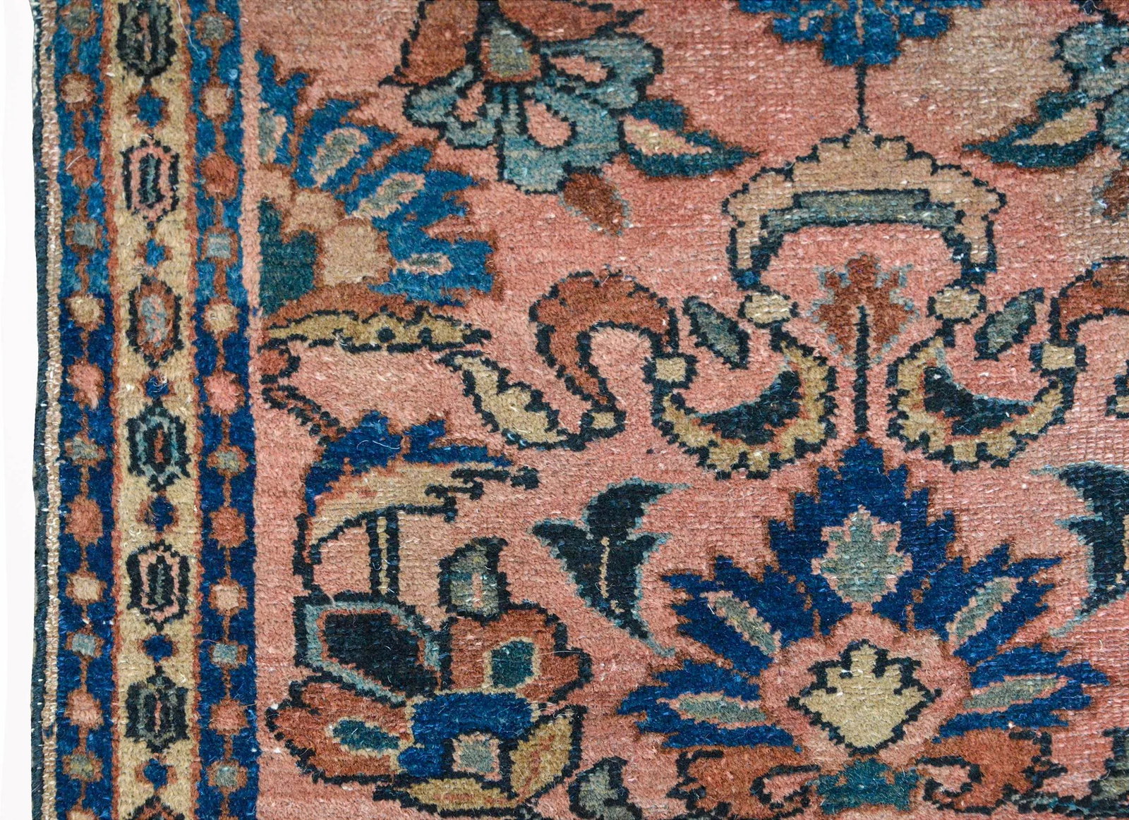 Early 20th Century Persian Lilihan Rug - 5