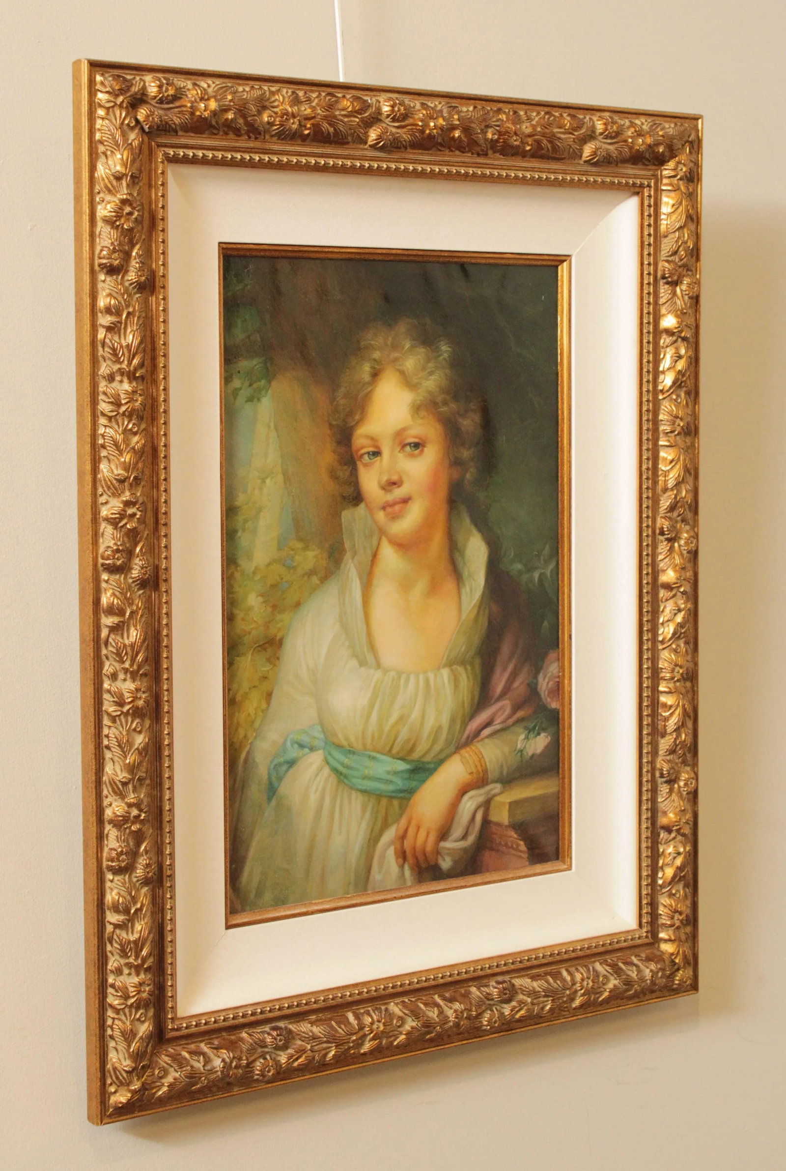 Oil Painting 'Portrait of Maria Lopoukhina' After Vladimir Borovikovsky - 3