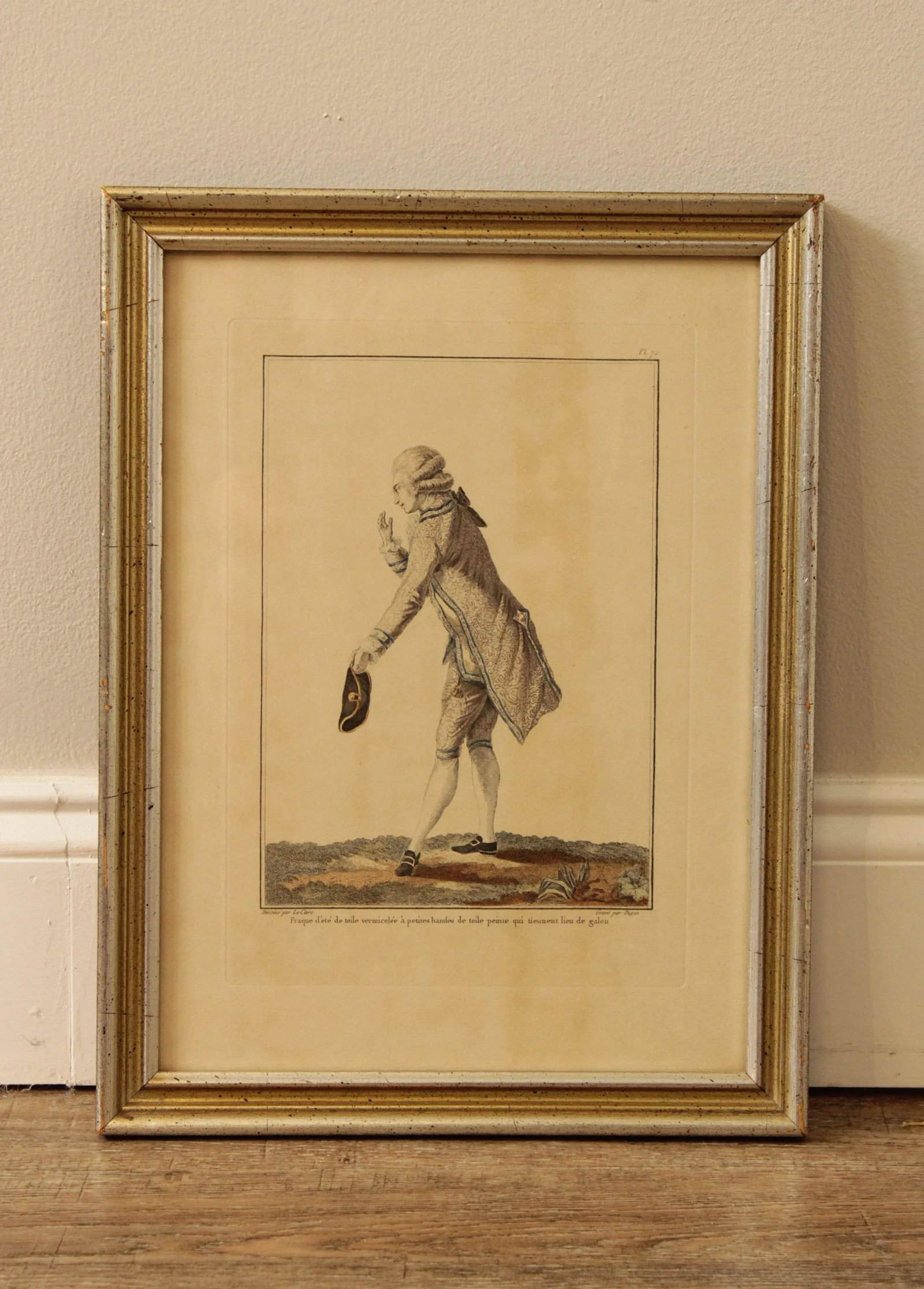 Antique French Fashion Galerie Des Modes Engraving - 2