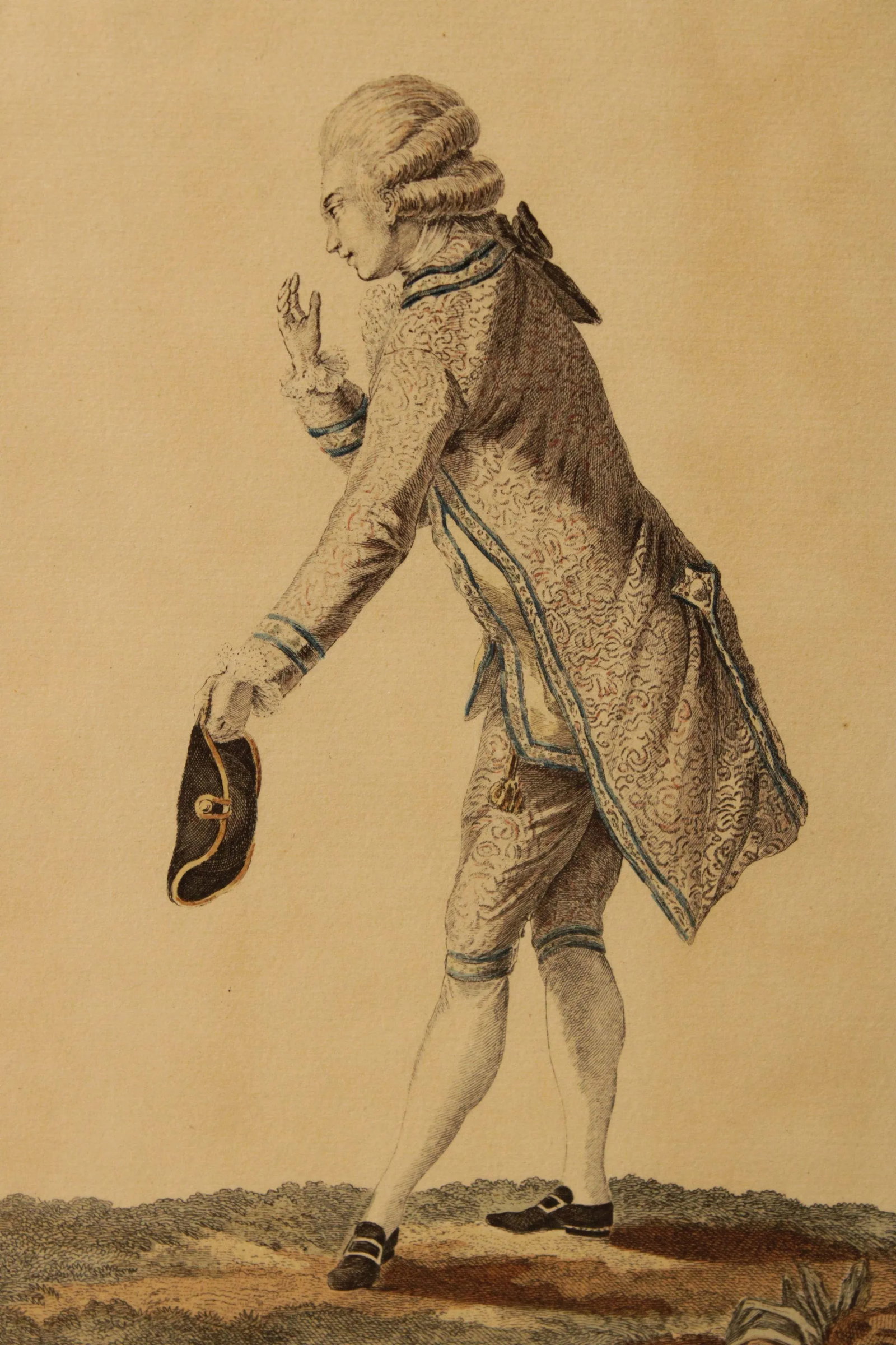 Antique French Fashion Galerie Des Modes Engraving - 4