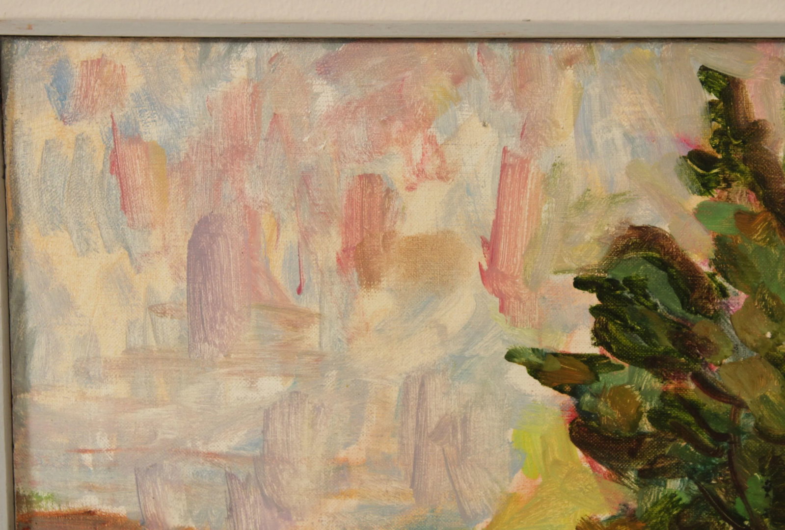 Anthony A. Ferrara 'Couple by River' Original Oil Painting - 5
