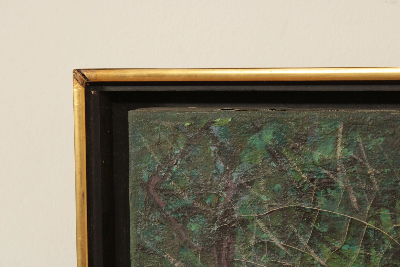 Mid 20th Century Modernist Landscape Oil Painting, Signed - 5