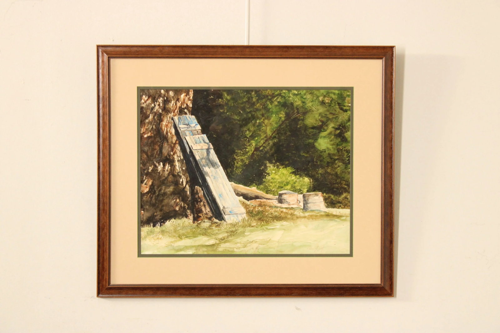 20th Century American Landscape Watercolor Painting, Signed - 2