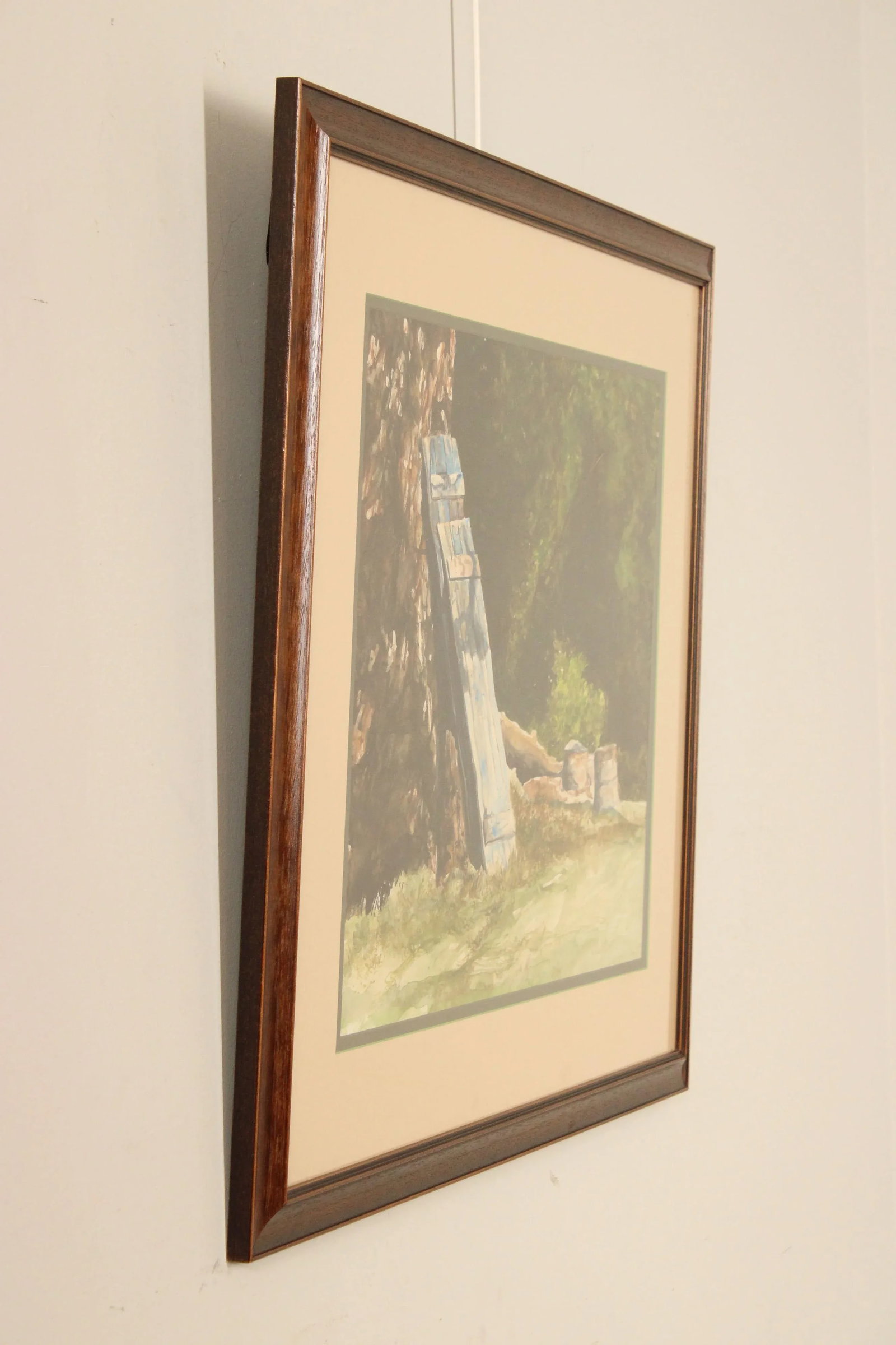 20th Century American Landscape Watercolor Painting, Signed - 4