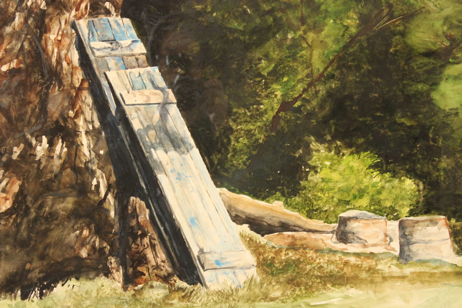20th Century American Landscape Watercolor Painting, Signed - 5