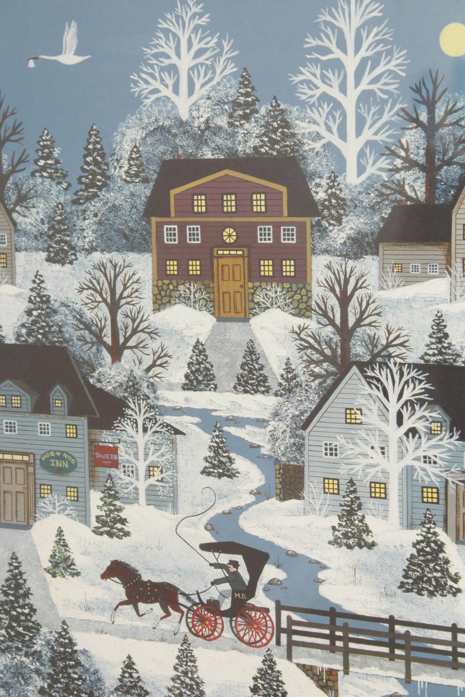 1980s 'Doc's Race with the Stork' Limited Edition Art Print by Jane Wooster Scott - 10