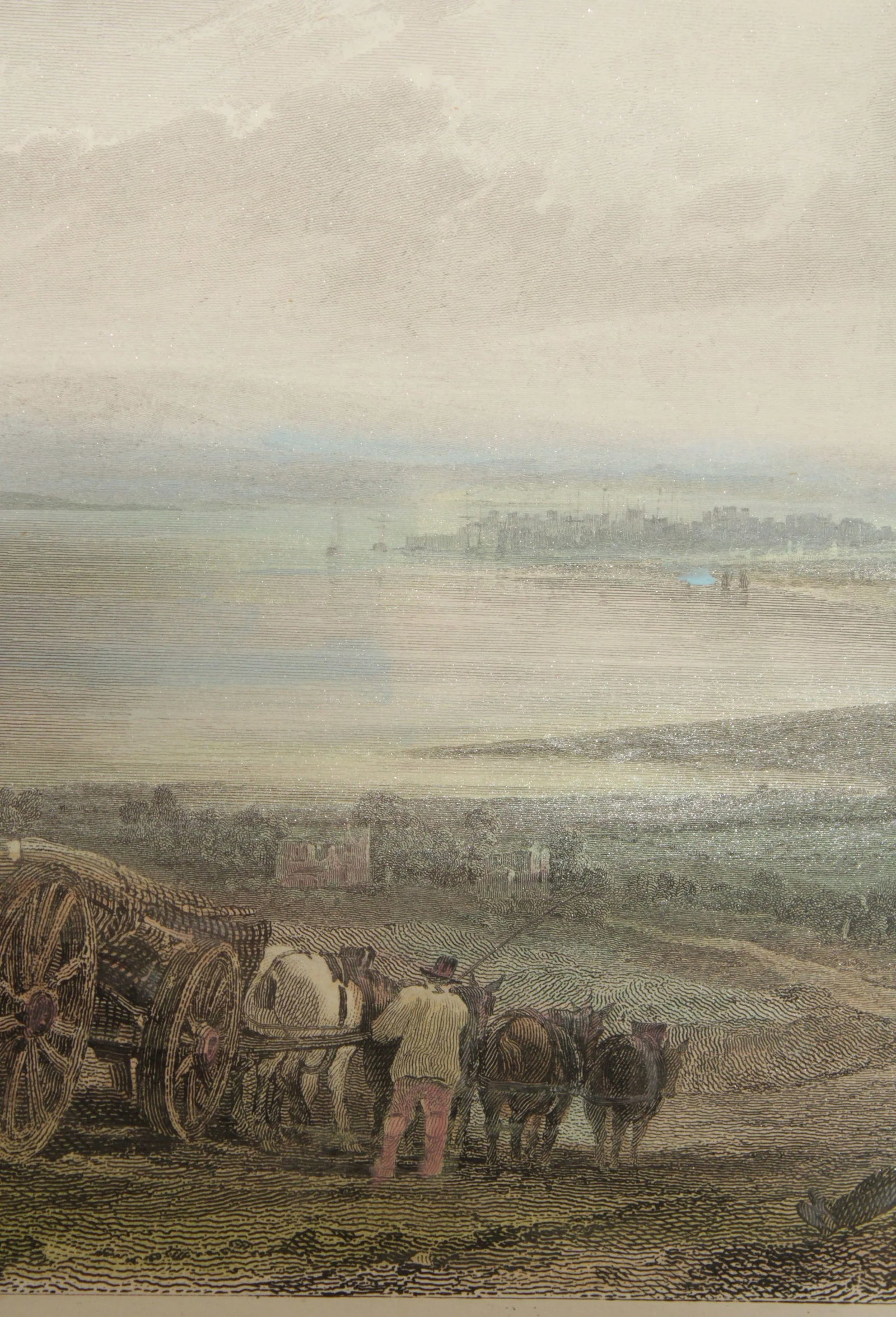 19th C. English 'Poole' After J. M. W. Turner Hand-Colored Engraving - 10