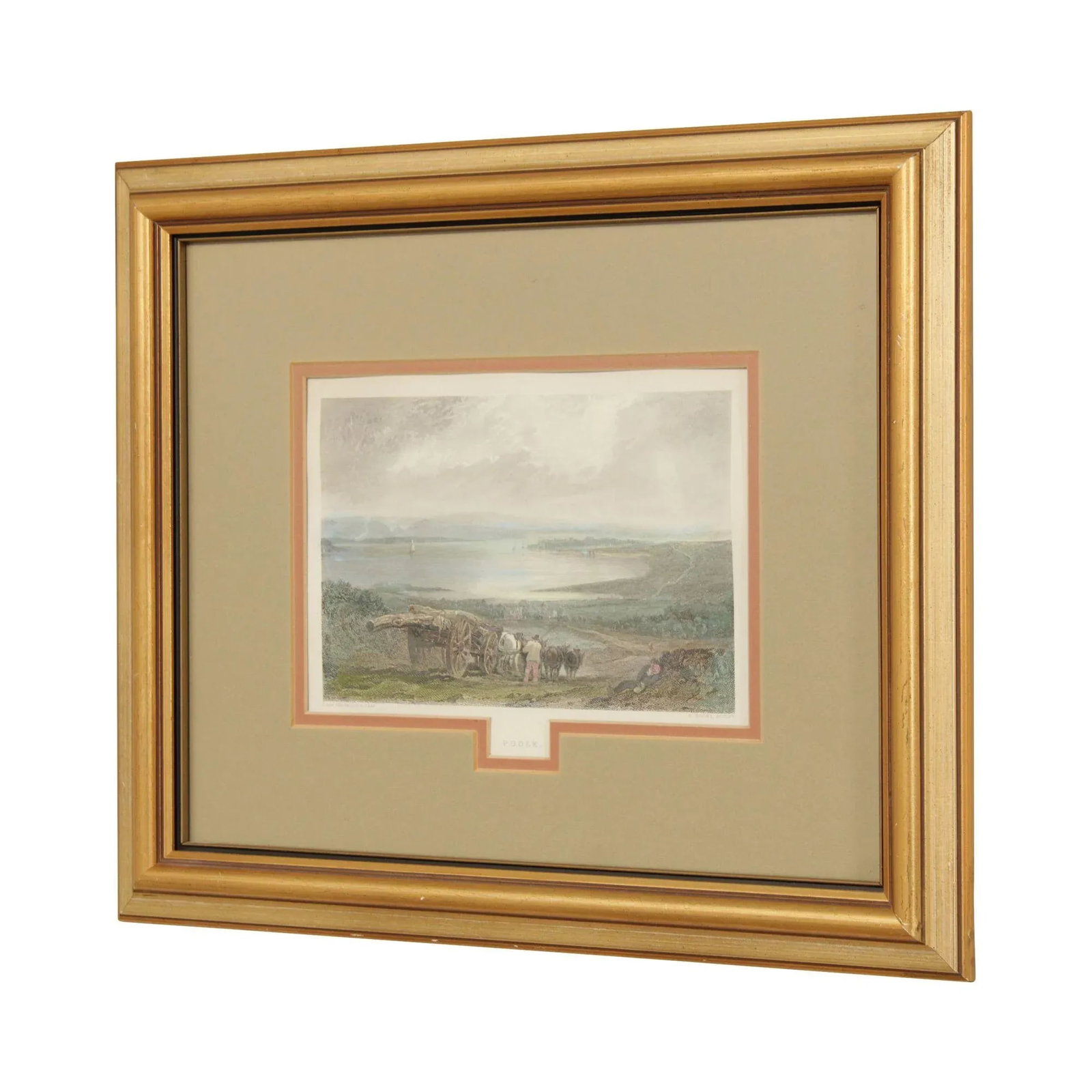 19th C. English 'Poole' After J. M. W. Turner Hand-Colored Engraving - 13