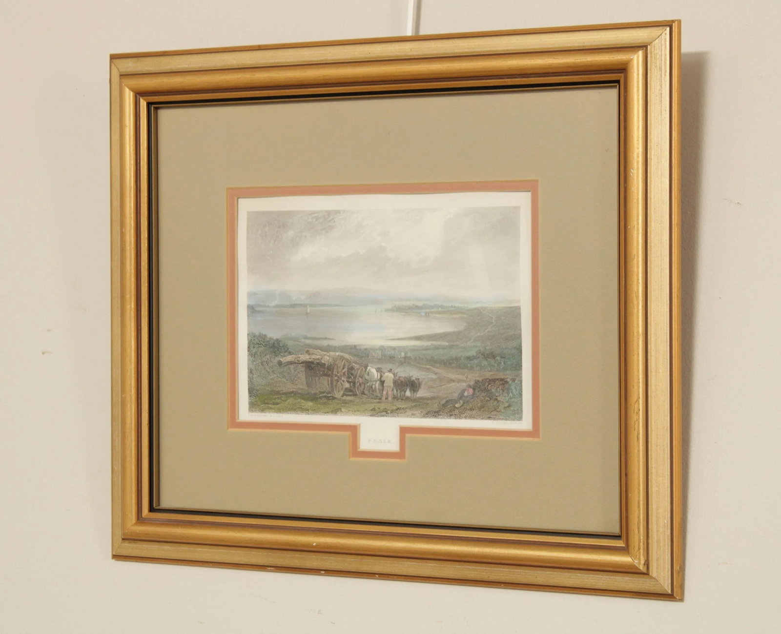 19th C. English 'Poole' After J. M. W. Turner Hand-Colored Engraving - 2
