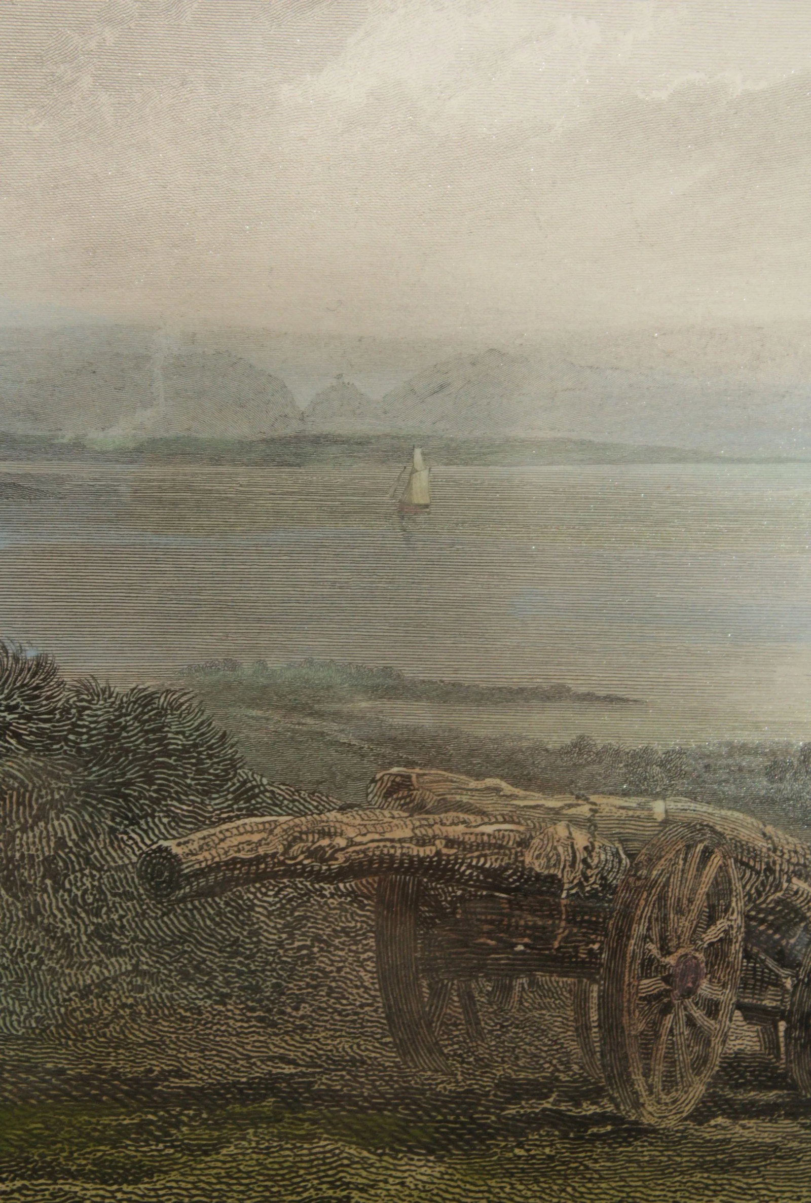 19th C. English 'Poole' After J. M. W. Turner Hand-Colored Engraving - 9