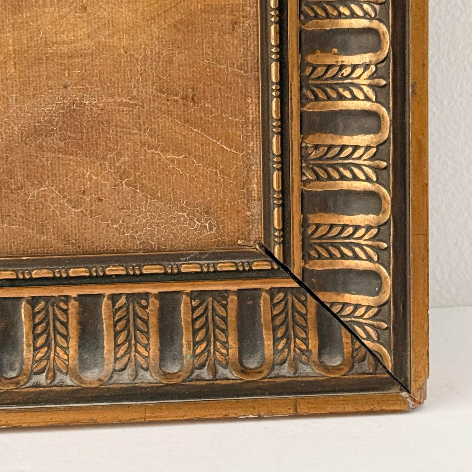 Early 20th-Century Dutch School Coastal Landscape in Period Ornamental Frame - 10