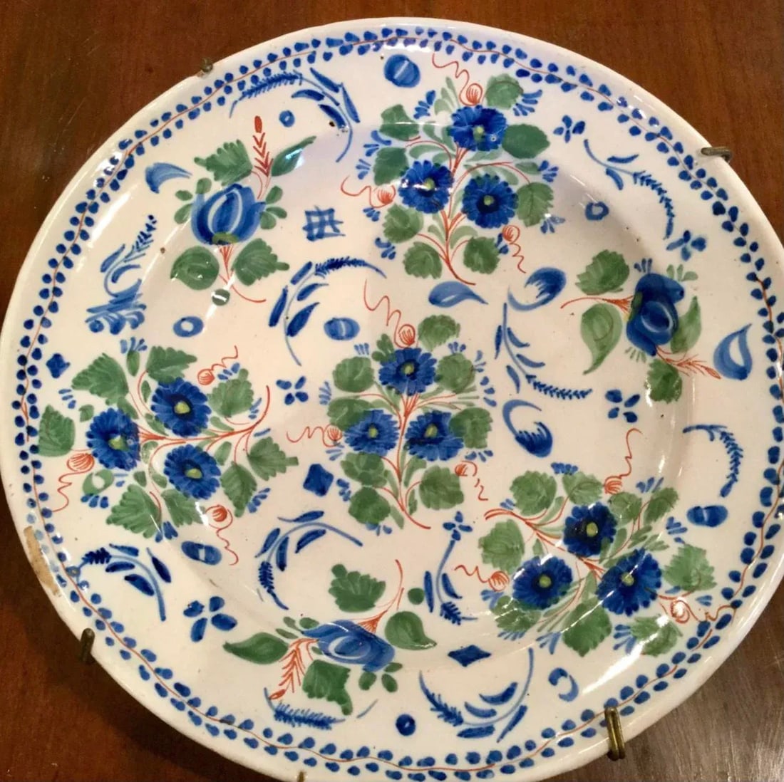 17th Century Spanish Delft Charger - 7