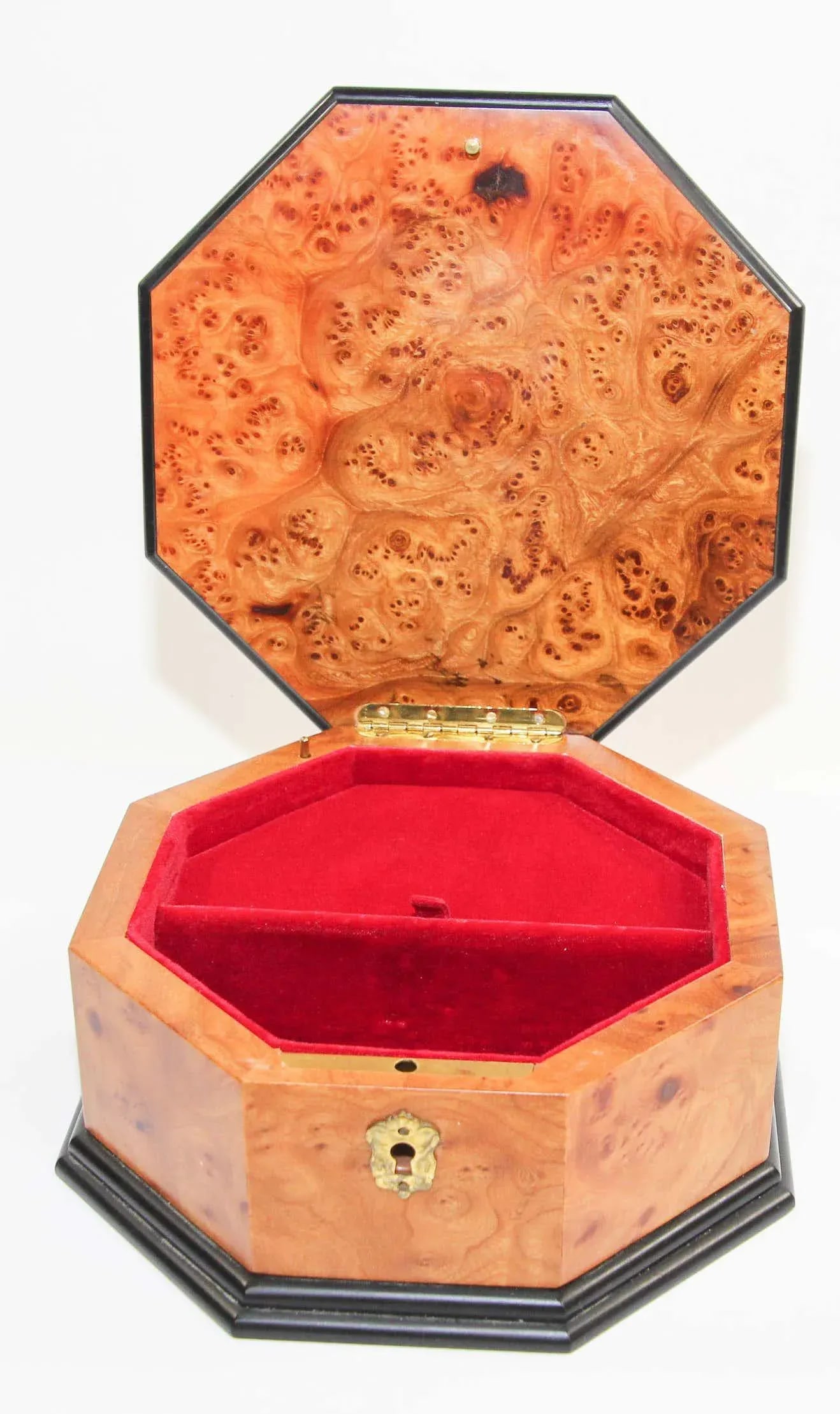 Octagonal Jewelry Music Box, Made in Italy - 11