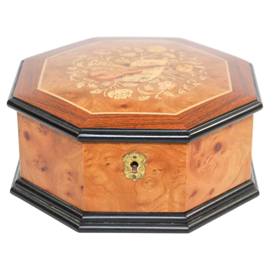 Octagonal Jewelry Music Box, Made in Italy - 13
