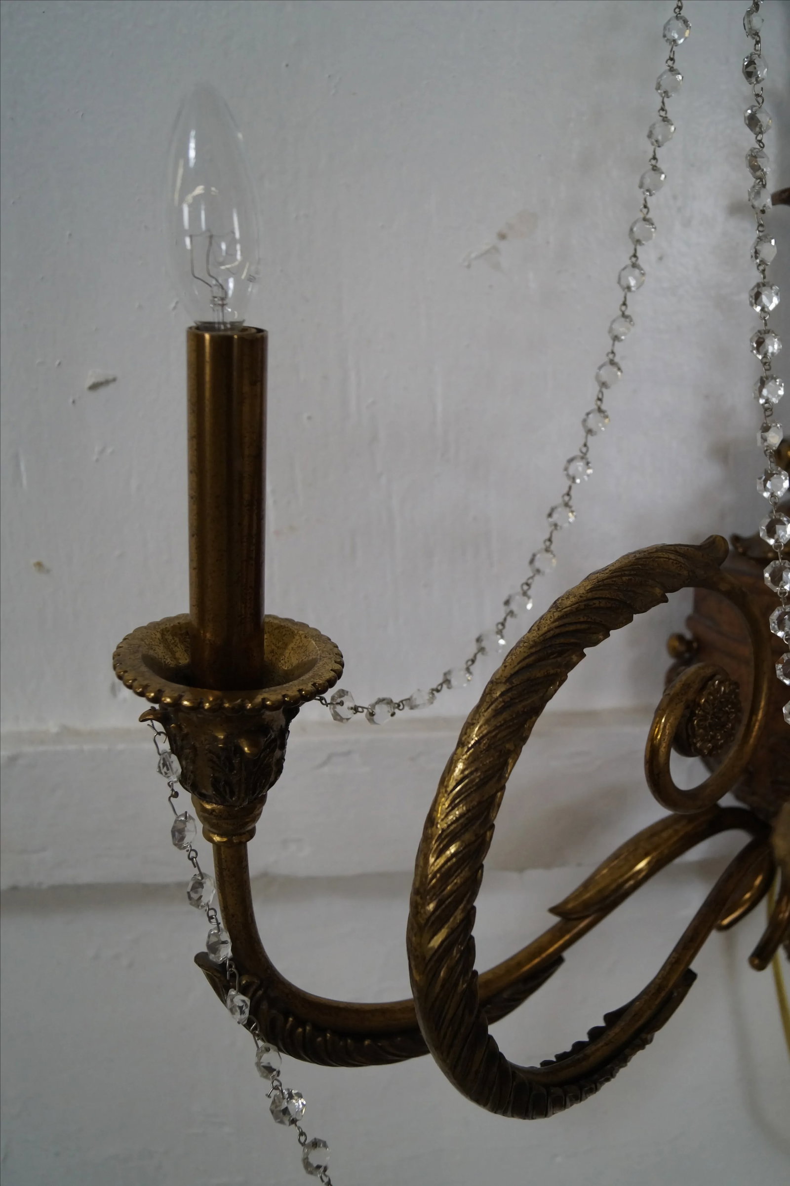 Maitland Smith Brass Regency Electrified Sconce - 9