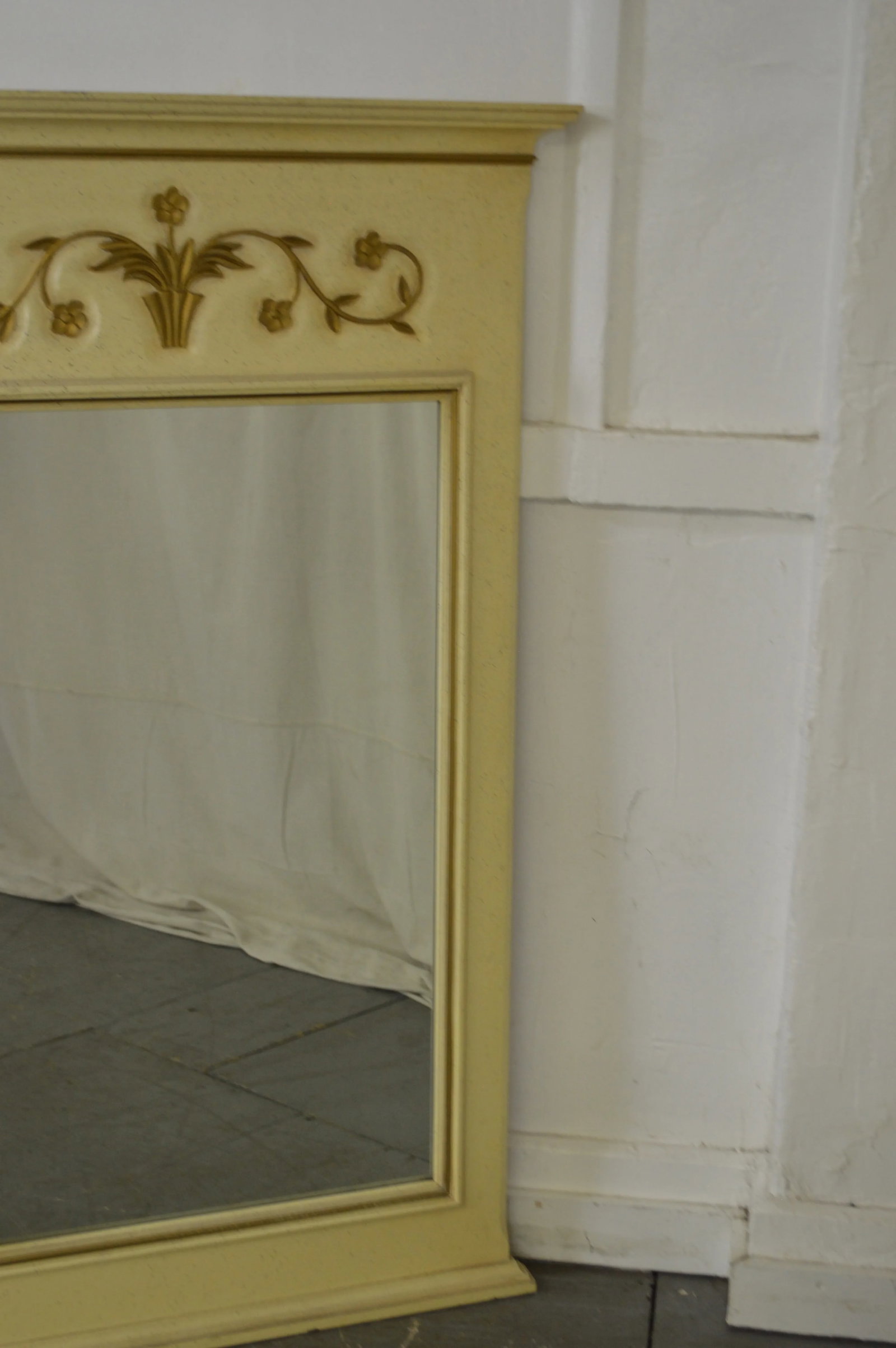 John Widdicomb Vintage French Louis XV Style Trumeau Mirror - 2