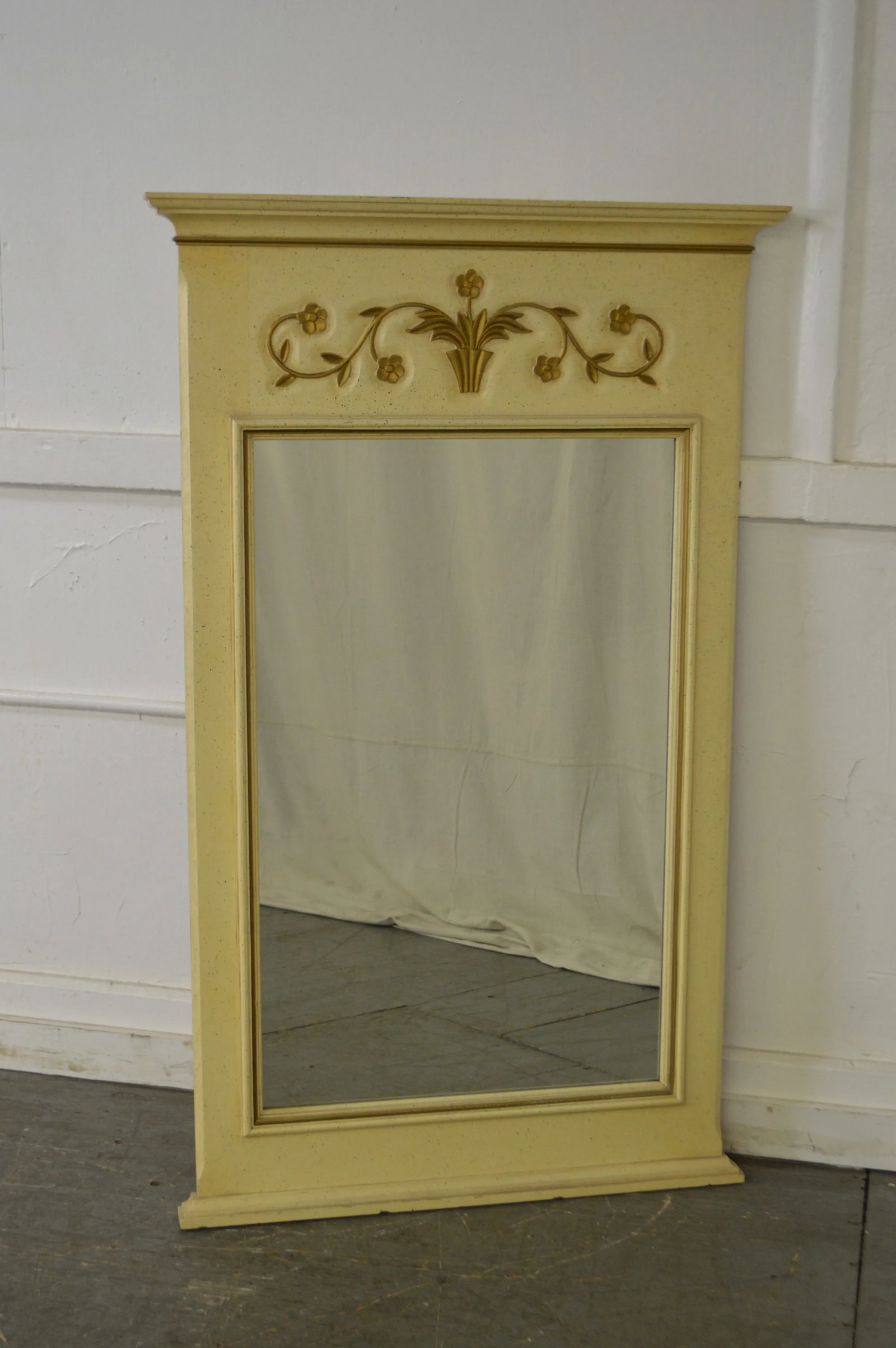 John Widdicomb Vintage French Louis XV Style Trumeau Mirror - 6
