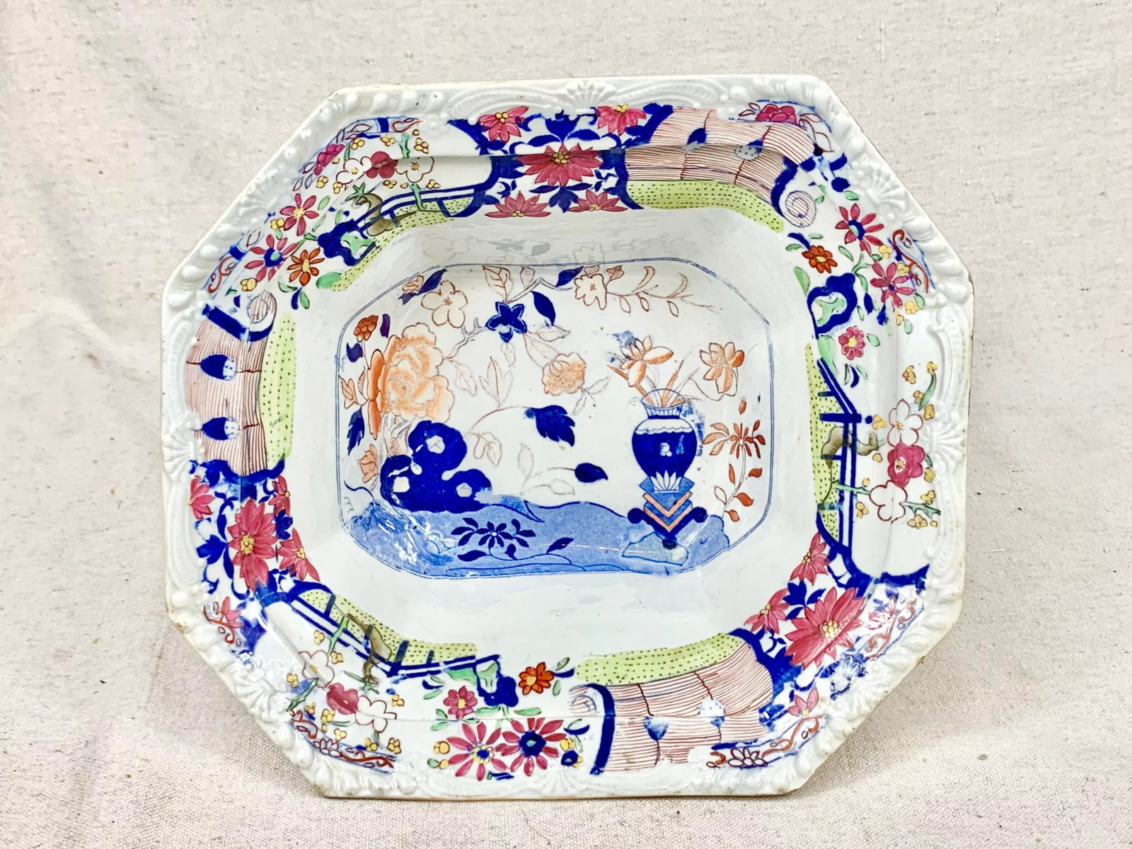 Antique 1810 Ironstone Compote - 13