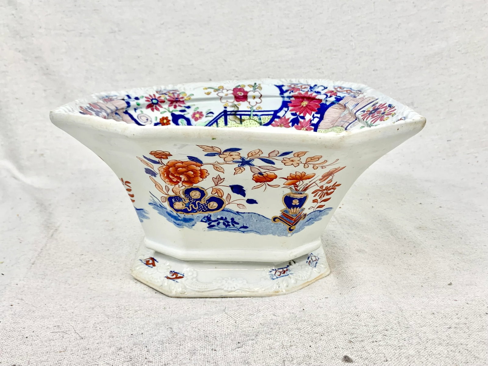 Antique 1810 Ironstone Compote - 8